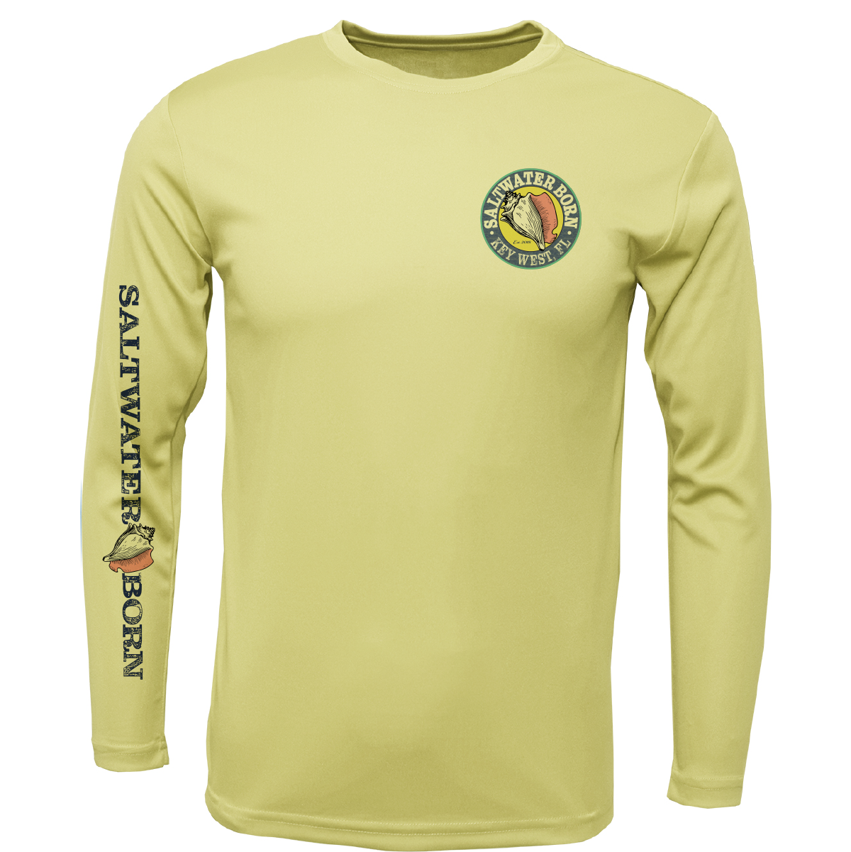 Saltwater Born Key West, FL Kraken Long Sleeve UPF 50+ Dry-Fit Shirt