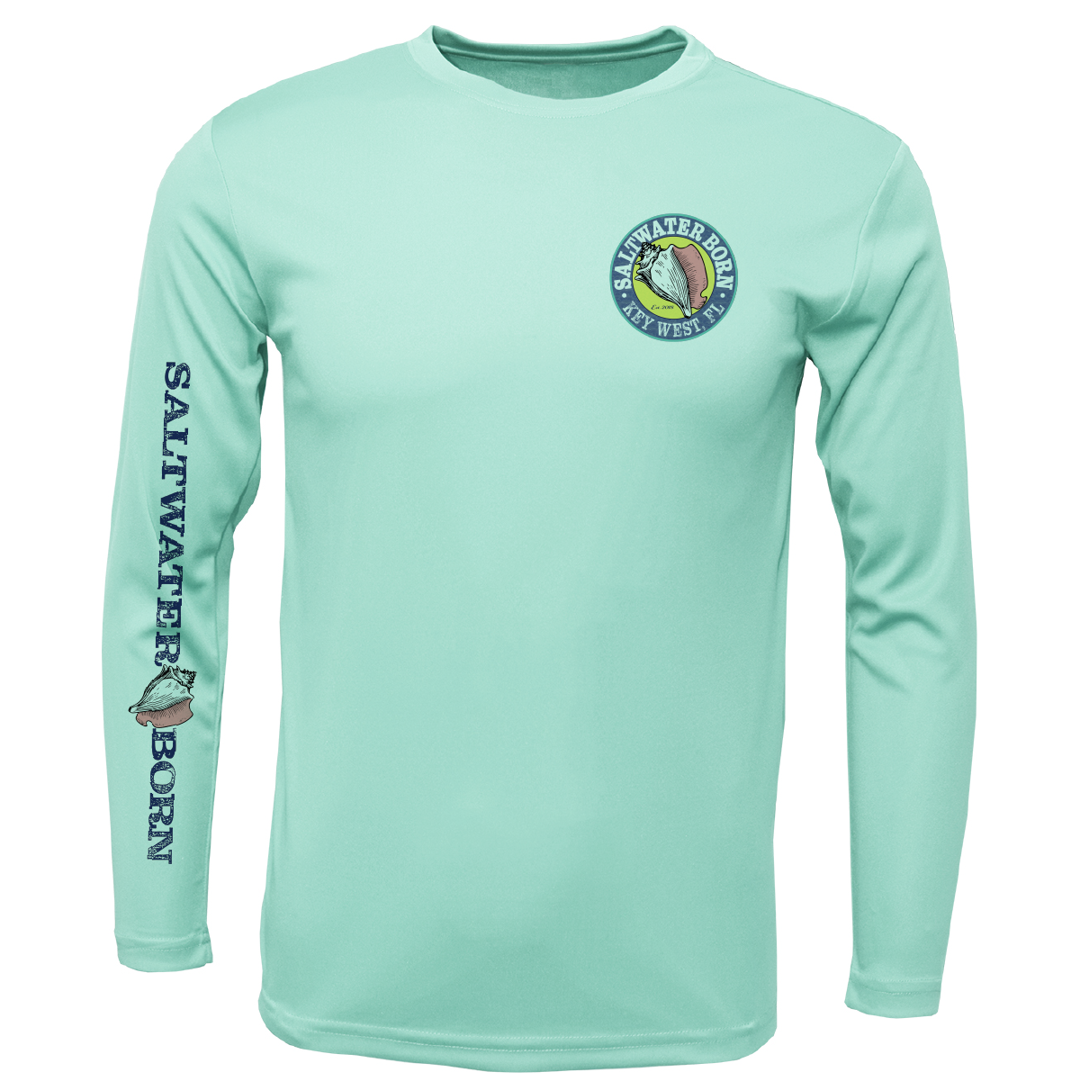 Saltwater Born Key West, FL Kraken Long Sleeve UPF 50+ Dry-Fit Shirt