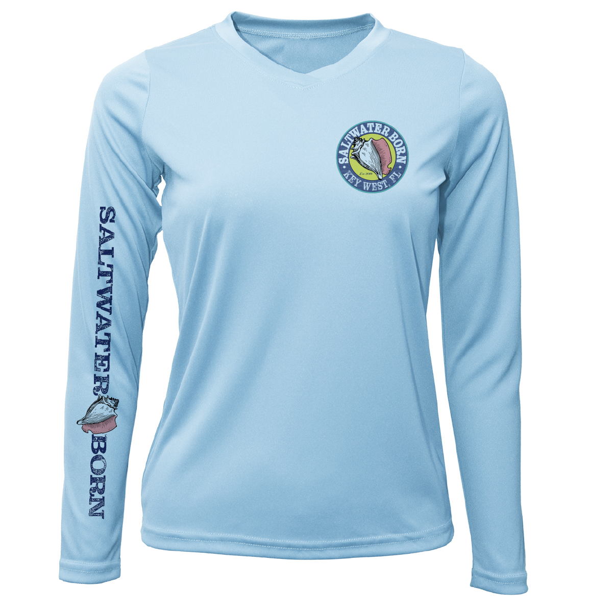 Saltwater Born Key West Kraken Women's Long Sleeve UPF 50+ Dry-Fit Shirt