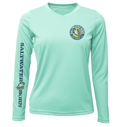 Saltwater Born Key West Kraken Women's Long Sleeve UPF 50+ Dry-Fit Shirt