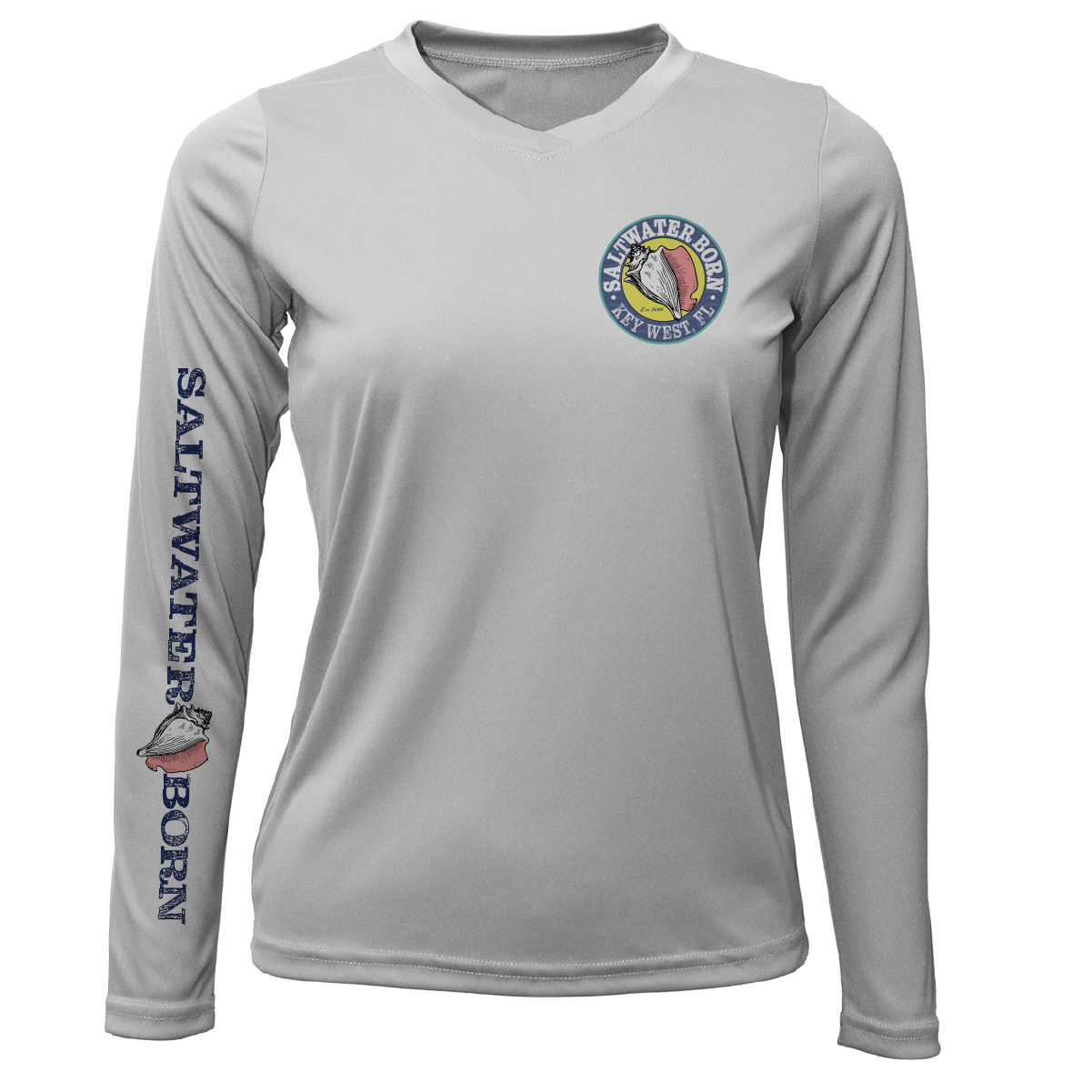 Saltwater Born Key West Kraken Women's Long Sleeve UPF 50+ Dry-Fit Shirt