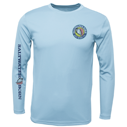Saltwater Born Key West, FL Turtle Long Sleeve UPF 50+ Dry-Fit Shirt