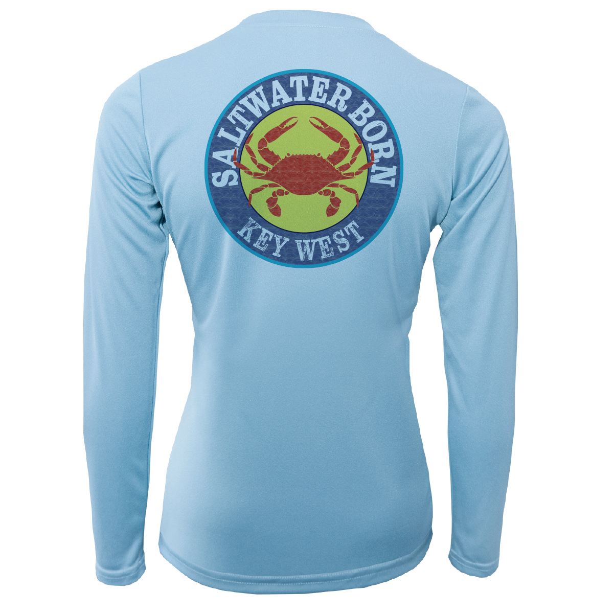 Saltwater Born Key West Steamed Crab Women's Long Sleeve UPF 50+ Dry-Fit Shirt