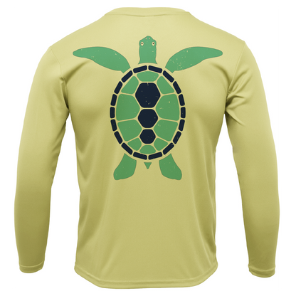Saltwater Born Key West, FL Turtle Long Sleeve UPF 50+ Dry-Fit Shirt