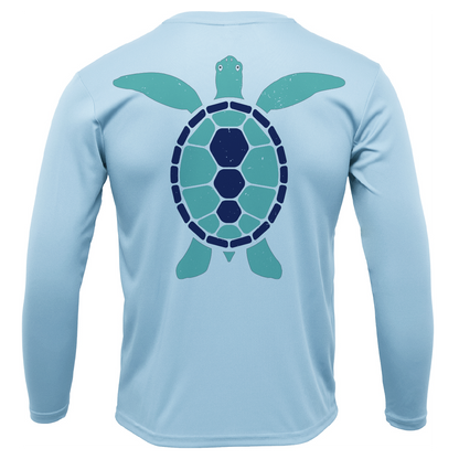 Saltwater Born Key West, FL Turtle Long Sleeve UPF 50+ Dry-Fit Shirt