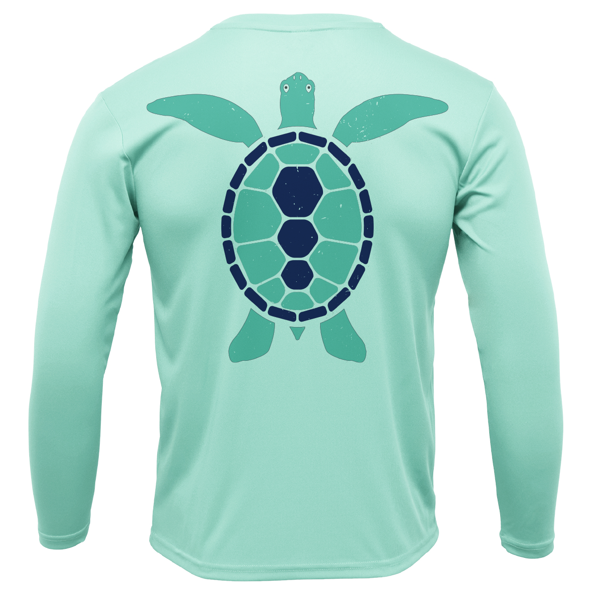 Saltwater Born Key West, FL Turtle Long Sleeve UPF 50+ Dry-Fit Shirt