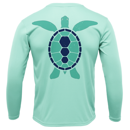 Saltwater Born Key West, FL Turtle Long Sleeve UPF 50+ Dry-Fit Shirt