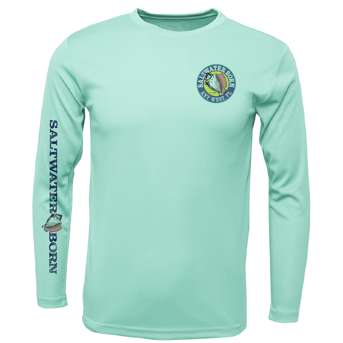 Saltwater Born Key West Wahoo Long Sleeve UPF 50+ Dry-Fit Shirt