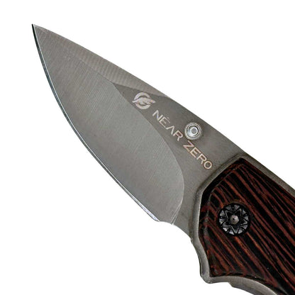 Near Zero Pocket Knife - Wooden Warrior