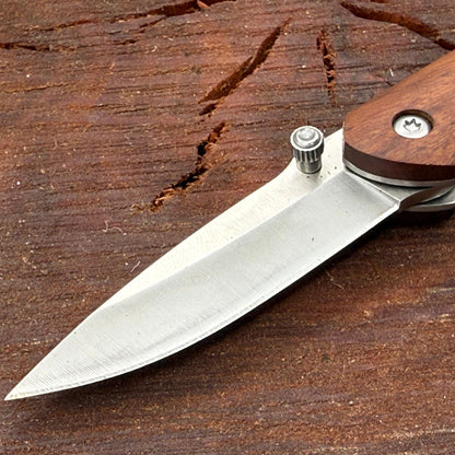 Near Zero Pocket Knife - Wooden Warrior