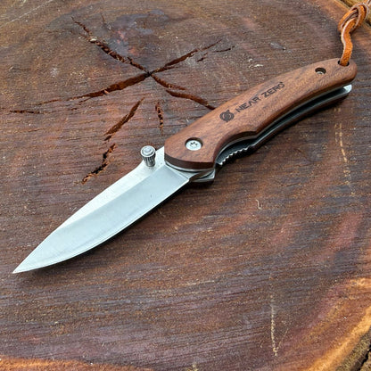 Near Zero Pocket Knife - Wooden Warrior