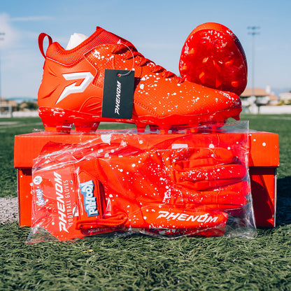 Phenom Elite Kool-Aid 'Cherry' Football Cleats - Quantum Speed by Phenom Elite