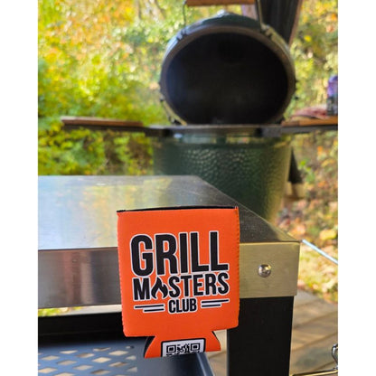 Grill Masters Club Magnetic Neoprene Koozie - Orange