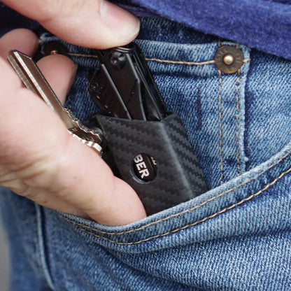 Clip & Carry Kydex Keychain Sheath for the Gerber Dime & Leatherman Squirt