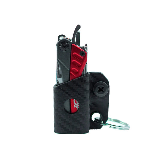 Clip & Carry Kydex Keychain Sheath for the Gerber Dime & Leatherman Squirt