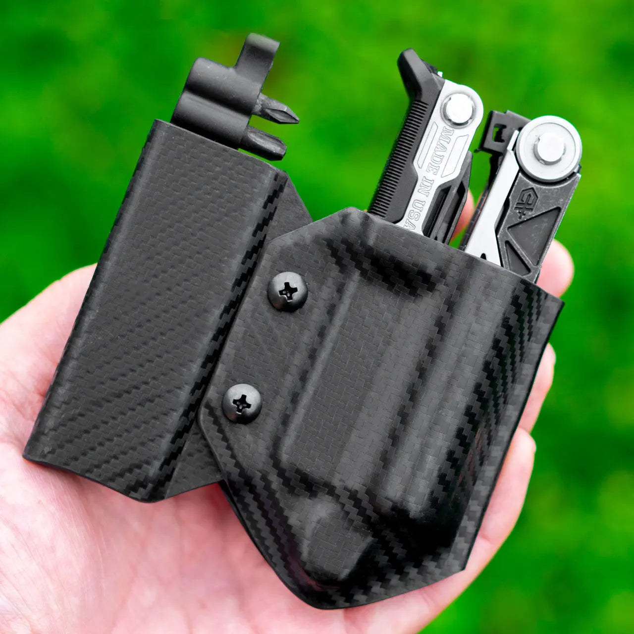 Clip & Carry Kydex Sheath for the Gerber Center-Drive w/ Bit Sidecar