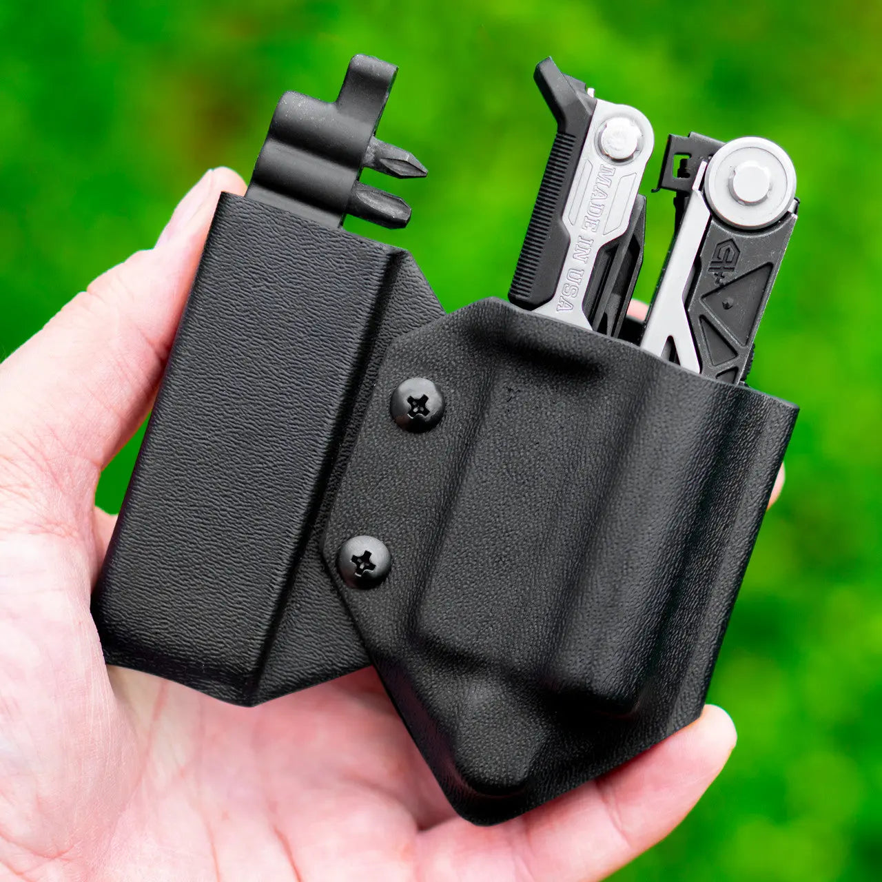 Clip & Carry Kydex Sheath for the Gerber Center-Drive w/ Bit Sidecar