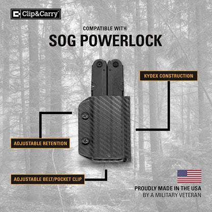 Clip & Carry Kydex Sheath for the SOG Powerlock