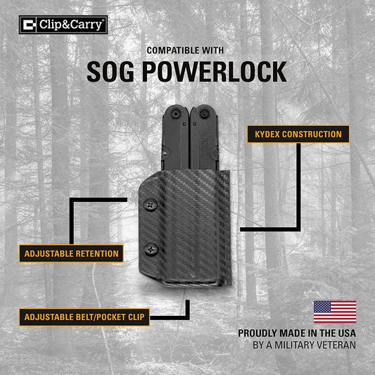 Clip & Carry Kydex Sheath for the SOG Powerlock