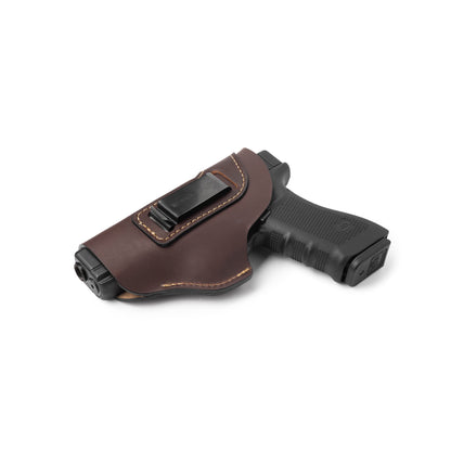 Relentless Tactical The Defender Leather IWB Holster - S&W Shield/Glock/XD Handguns - Lifetime Warranty - Made in USA