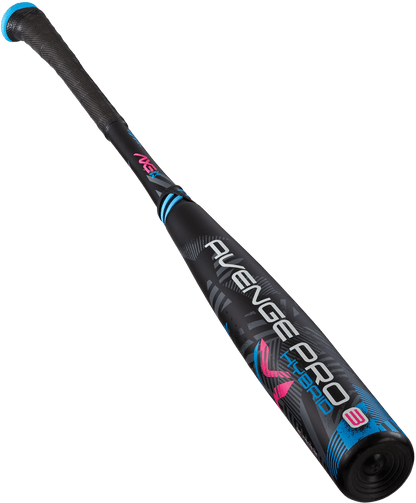 Baden Sports Axe Avenge Pro 3 Hybrid BBCOR Baseball Bat -3 | Standard Handle