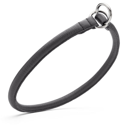 Dogline Soft Leather Round Slip Collar