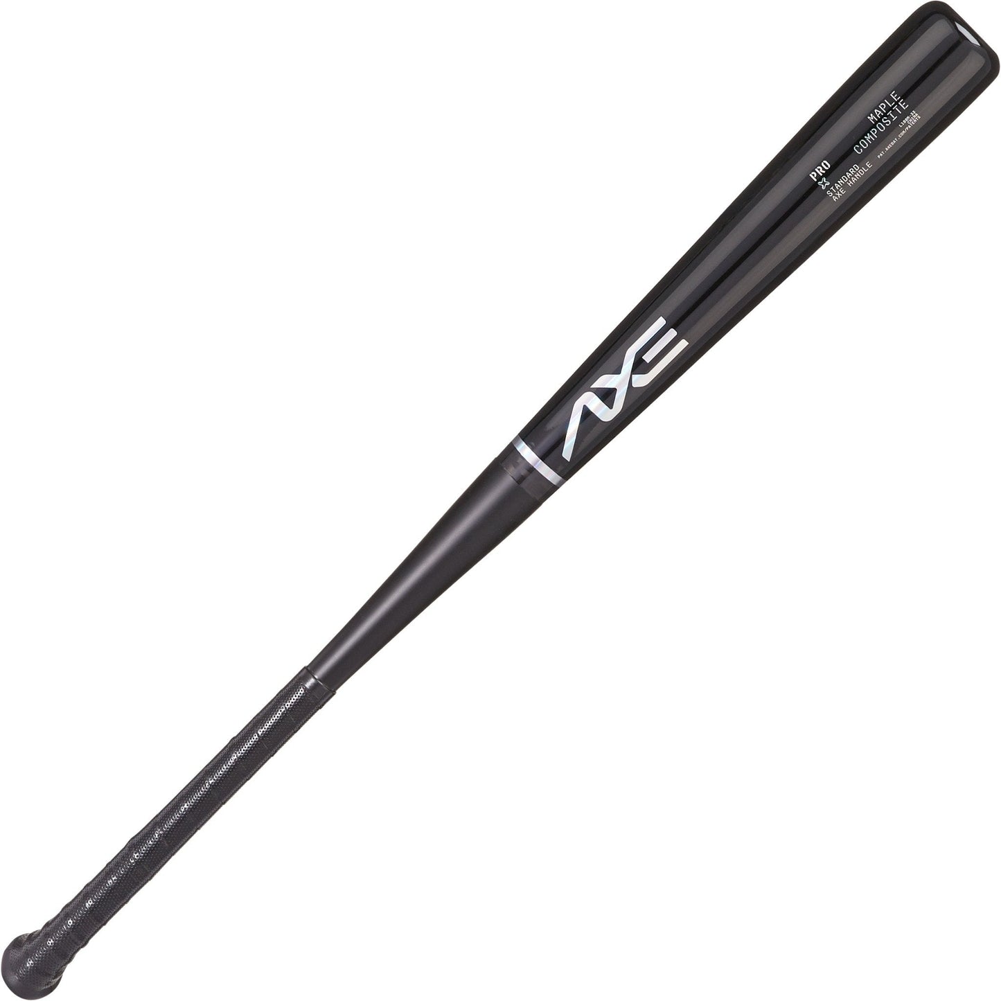 Baden Sports Axe Pro Maple Composite Wood Baseball Bat | Obsidian Black | Axe Handle