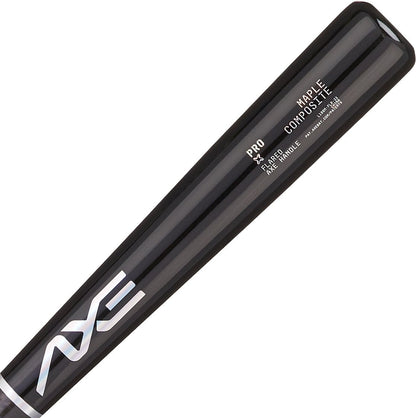 Baden Sports Axe Pro Maple Composite Wood Baseball Bat | Obsidian Black | Axe Handle
