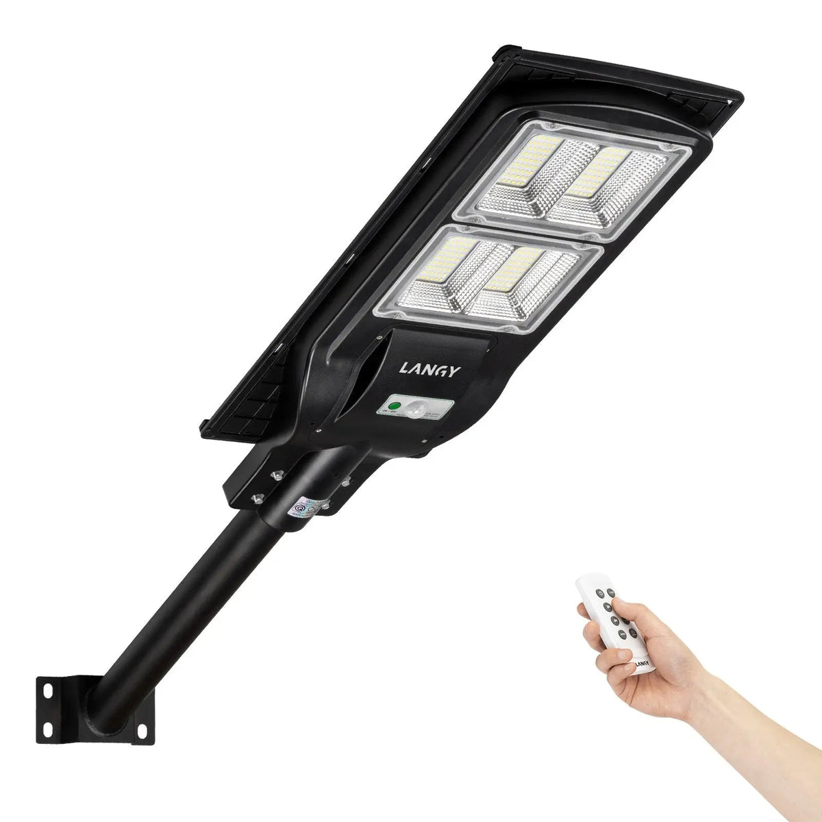 Langy Solar Lights 90W 120W Solar street LED lights -warm white/ white