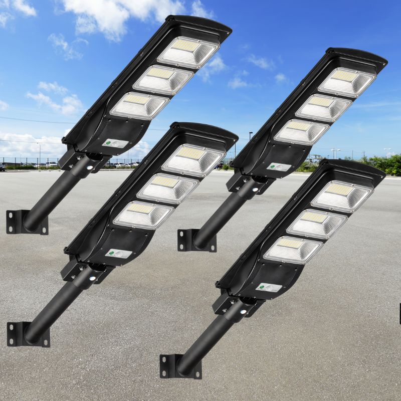 Langy Solar Lights 4 Pack Solar Parking lot lights (bracket included)