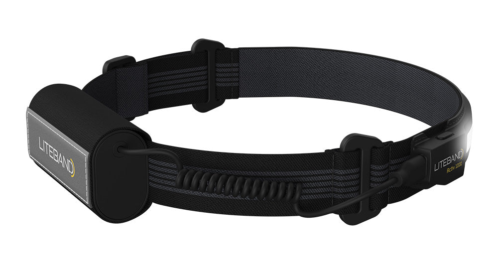 Liteband ACTIV 1000 Lumen LED Wide Beam Rechargeable Headlamp