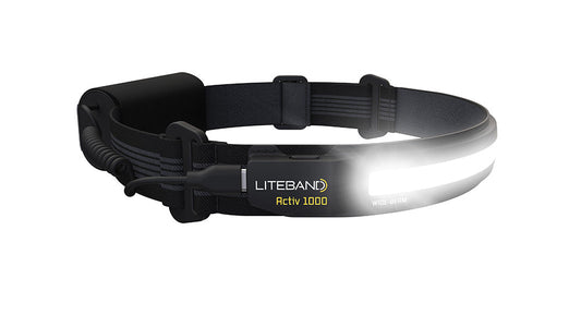 Liteband ACTIV 1000 Lumen LED Wide Beam Rechargeable Headlamp