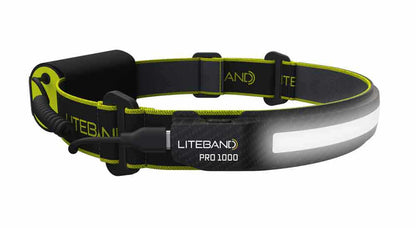 Liteband PRO 1000 Lumen LED Wide Beam Rechargeable Headlamp