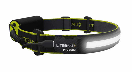 Liteband PRO 1000 Lumen LED Wide Beam Rechargeable Headlamp