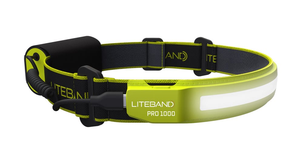 Liteband PRO 1000 Lumen LED Wide Beam Rechargeable Headlamp