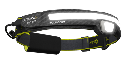 Liteband PRO 1000 Lumen LED Multi-Beam Rechargeable Headlamp