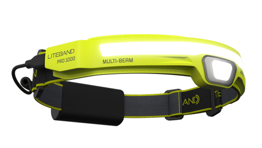 Liteband PRO 1000 Lumen LED Multi-Beam Rechargeable Headlamp