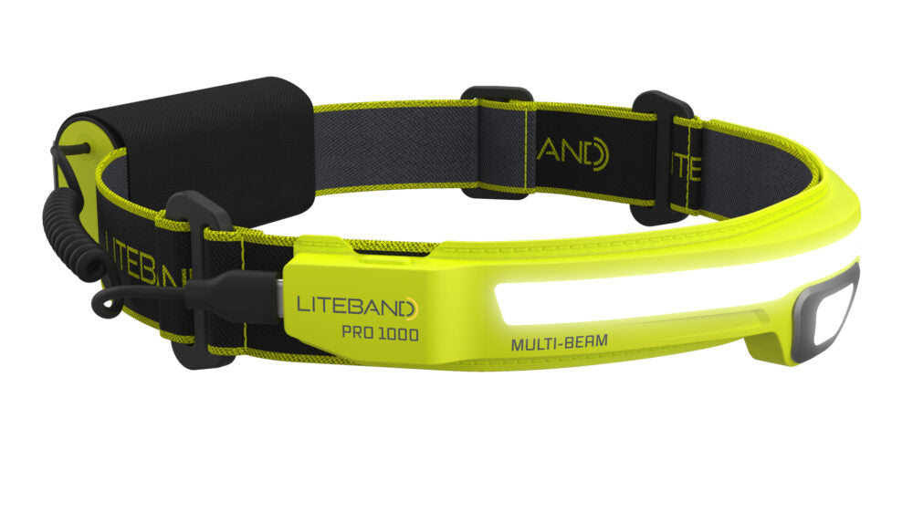 Liteband PRO 1000 Lumen LED Multi-Beam Rechargeable Headlamp