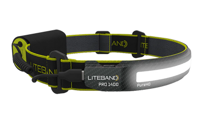 Liteband PRO 1400 Lumen PureHD™ Wide Beam Rechargeable Headlamp