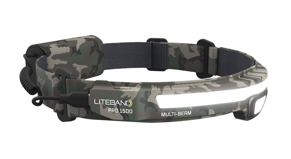 Liteband PRO 1500 Lumen LED Multi-Beam Rechargeable Headlamp