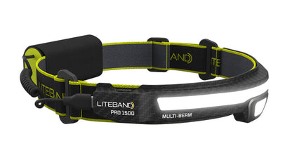 Liteband PRO 1500 Lumen LED Multi-Beam Rechargeable Headlamp