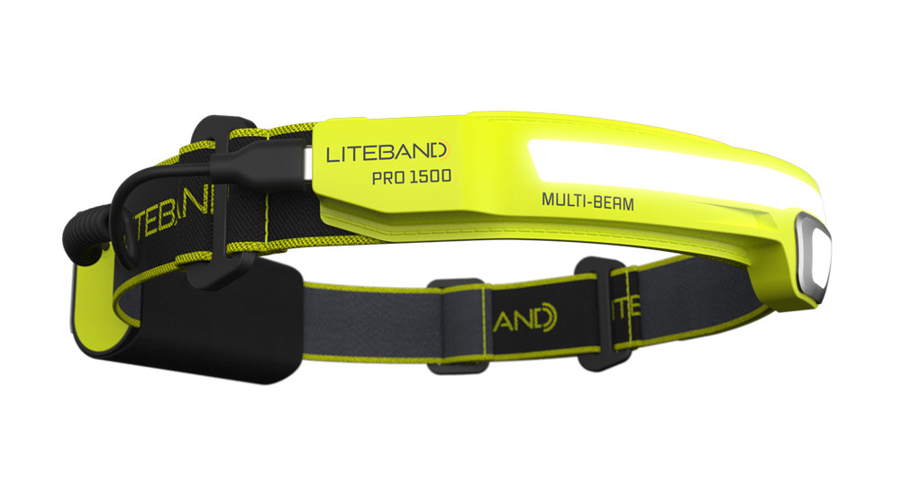 Liteband PRO 1500 Lumen LED Multi-Beam Rechargeable Headlamp
