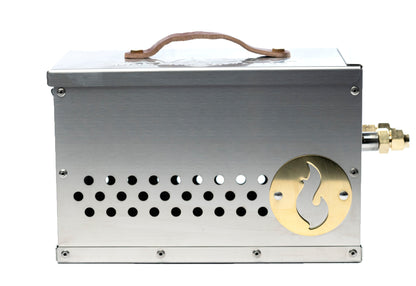 LavaBox The Hekla: 304 Stainless Steel LavaBox with Dual-Burner