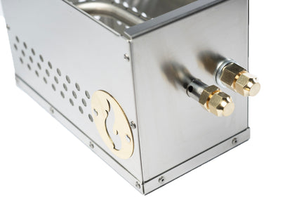 LavaBox The Hekla: 304 Stainless Steel LavaBox with Dual-Burner