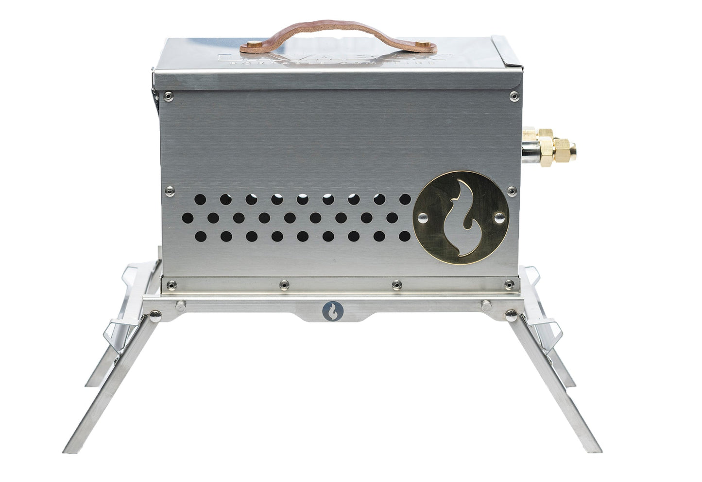 LavaBox The Hekla: 304 Stainless Steel LavaBox with Dual-Burner