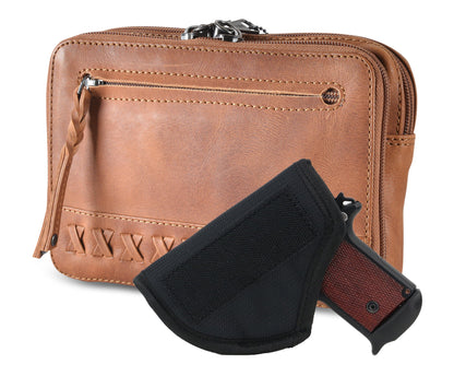 Concealed Carry Kailey Leather Purse Pack by Lady Conceal - Angler's Pro Tackle & Outdoors