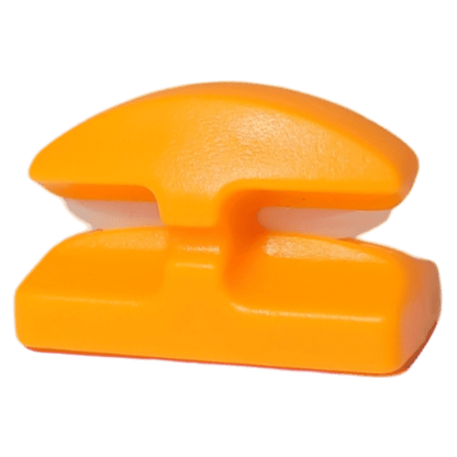 Line Cutterz - Ceramic Blade Peel & Stick Flat Mount - Blaze Orange