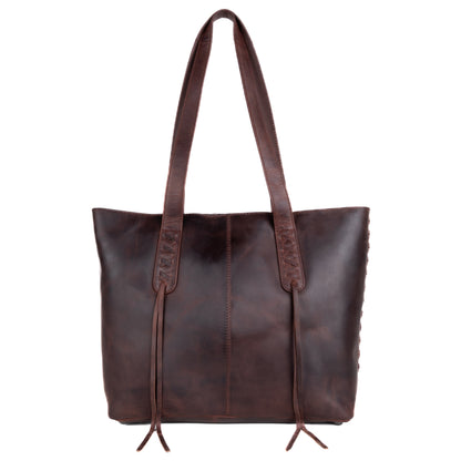 Concealed Carry Norah Leather Tote by Lady Conceal