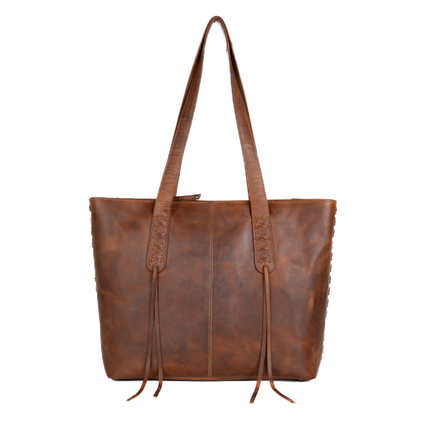 Concealed Carry Reagan Medium Leather Tote by Lady Conceal