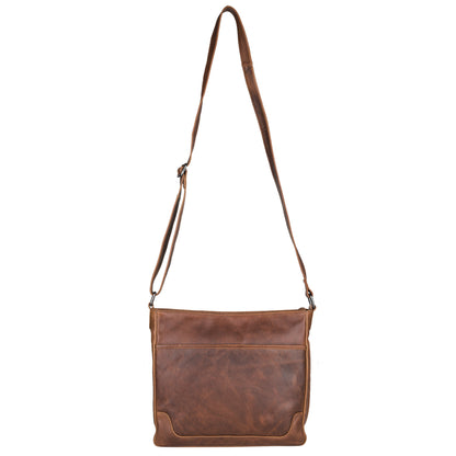 Concealed Carry Lydia Leather Crossbody by Lady Conceal